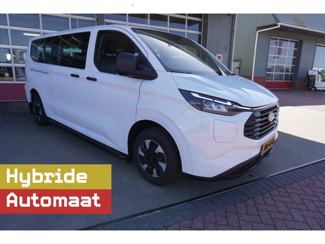 Ford Transit Custom - 340L 2.5 PHEV 233PK L2H1 Trend 9 Persoons PHEV Automaat Nr. V033 | Hybride | Airco | Cruise | Apple CP| Side bars