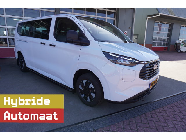 Ford Transit Custom - 340L 2.5 PHEV 233PK L2H1 Trend 9 Persoons PHEV Automaat Nr. V141 | Hybride | Airco | Cruise | Apple CP| Side bars  DEMO