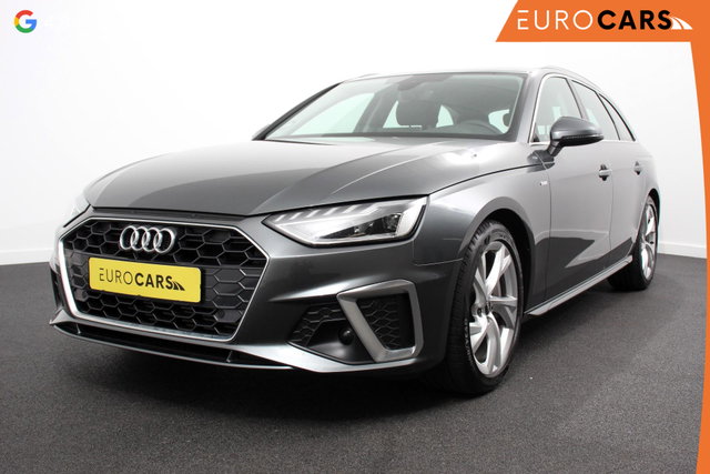 Audi A4 - Avant 40 TFSI 204 pk S-tronic S Line Plus Navigatie Adaptive Cruise Control Parkeersensoren Lane Assist Elektrische achterklep Stoelverwarming Ledverlichting Virtual Cockpit Climatronic
