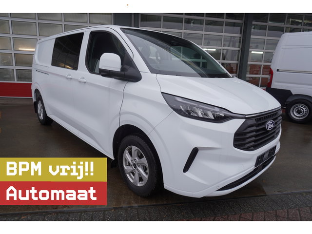 Ford Transit Custom - 320L 2.0 TDCI 170PK L2H1 Limited DubbelCabine Automaat Schuifdeur L/R Nr. V093 | Airco | Adap.Cruise | Navi | 360 Camera