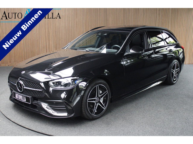 Mercedes-Benz C-Klasse - Estate 180 AMG Pano Leder Matrix LED 360 Navi Elektr. trekhaak Memory Stoelverwarming Elektr. trekhaak PTS LM velgen