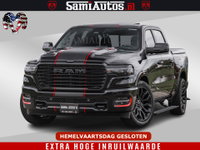Dodge Ram Pick-Up - NIGHT PREMIUM | 426PK | STRIPING | LUCHTVERING | HUD | PANO | 360 CAM | Full Option | LIMITED WHEELS | De Meest Luxe in zijn Klasse | Comfortabele Dubbele Cabine met Royale 5 Zitplaatsen | EERSTE EIGENAAR | SMOKE PACK | BOM VOL |