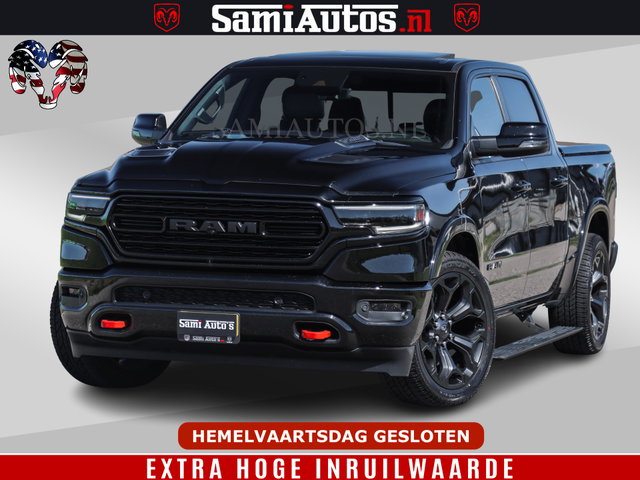 Dodge Ram Pick-Up - BLACK OPS LIMITED 5.7 V8 4x4 | HUD | LUCHTVERING | BOM VOL | CREW CAB | DUBBELE CABINE | 5 PERSOONS | DC |