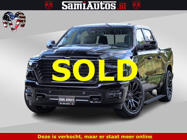 Dodge Ram 1500 - Night Premium | Full Option | Eerste Eigenaar | De Meest Luxe Pick-Up in zijn Klasse | Comfortabele Dubbele Cabine met Royale 5 Zitplaatsen | Bom Vol |