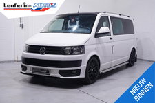 Volkswagen Transporter - 2.0 TDI 140 pk L2 Dubbel Cabine Airco, 20" Vossen LMV, Trekhaak 2.500 kg, 6-Zits