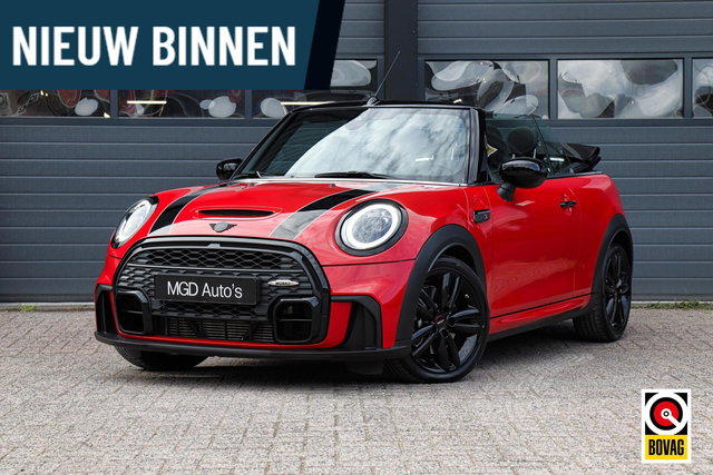 MINI Cooper S Cabrio - 2.0 JCW |LED|CARPLAY|STOELVERW.|CRUISE|KEYLESS|PDC