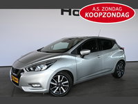 Nissan Micra - 1.0 IG-T N-Connecta Clima Navigatie LED Goed Onderhouden! Inruil Mogelijk!