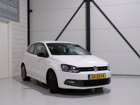 Volkswagen Polo 1.4 TSI BlueGT "Origineel NL!" Automaat! Garantie Navigatie Bluetooth Leer-Alcantara 17"Velgen Parkeersensoren