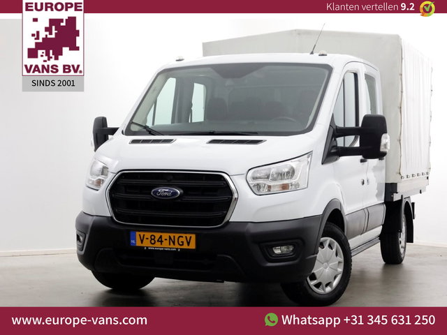 Ford Transit - 2.0 TDCI 130pk L2H1 Trend D.C. Open Laadbak met huif 05-2020