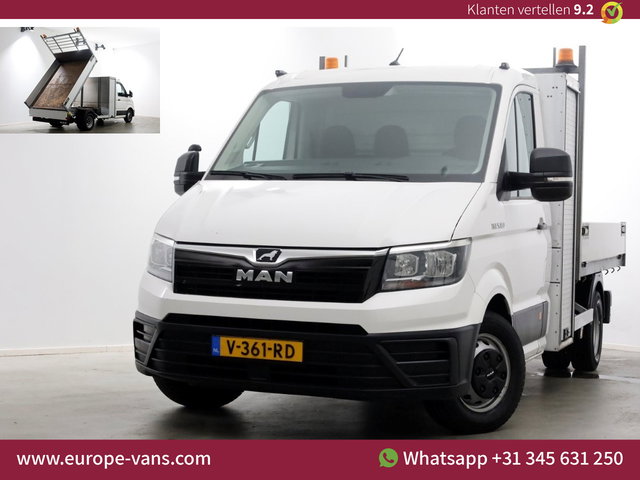 MAN TGE - 5.180 2.0 177pk E6 L2H1 Kipper Dubbel Lucht Trekhaak 3500kg 06-2018