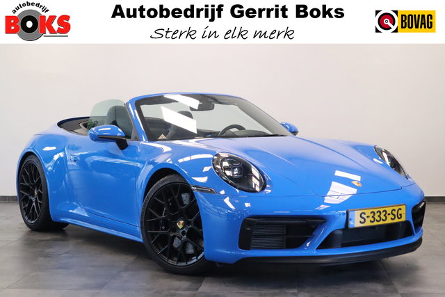 Porsche 911 - Cabrio 3.0 Carrera 4 GTS Sport Chrono X- Sight NL Auto 480PK! Shark blue Dealer onderhouden