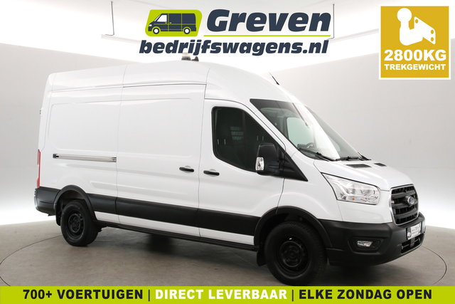 Ford Transit - 2.0 TDCI 170PK L2H2 | 2800kg Trekgew. | Traanplaat | Trekhaak | Airco | Camera | Cruise | Carplay | Parkeersens.