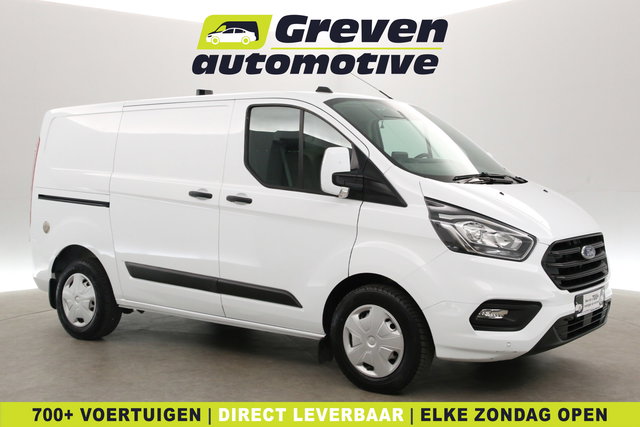 Ford Transit Custom - 2.0 Ecoblue L1H1 | Aut. | Airco | Cruise | Camera | 3 Zits | Carplay | Trekhaak | 2xSchuifdeur