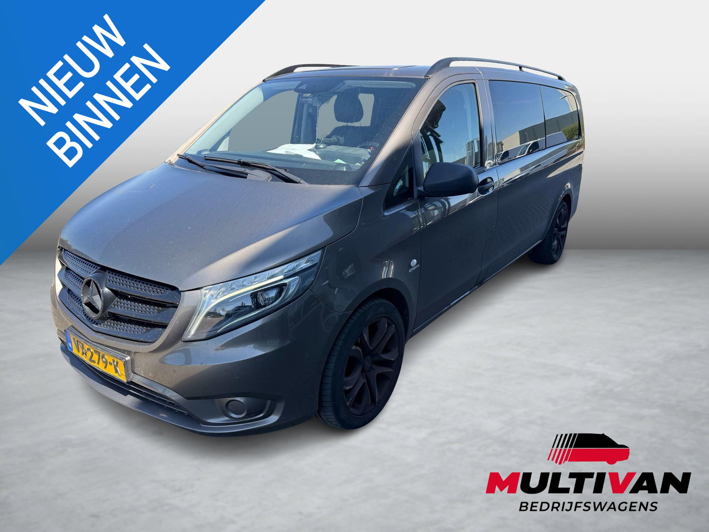Mercedes-Benz Vito 114 CDI Extra Lang DC XXL L3 | KOMT 22-05 | MARGE | LEDER | LED | CRUISE | NETTE BUS
