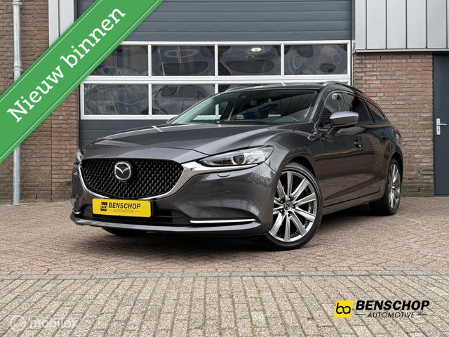 Mazda 6 - Sportbreak 2.5 SkyActiv-G 194 Luxury Schuifdak Navi Bose 360 Camera Leer LED Carplay