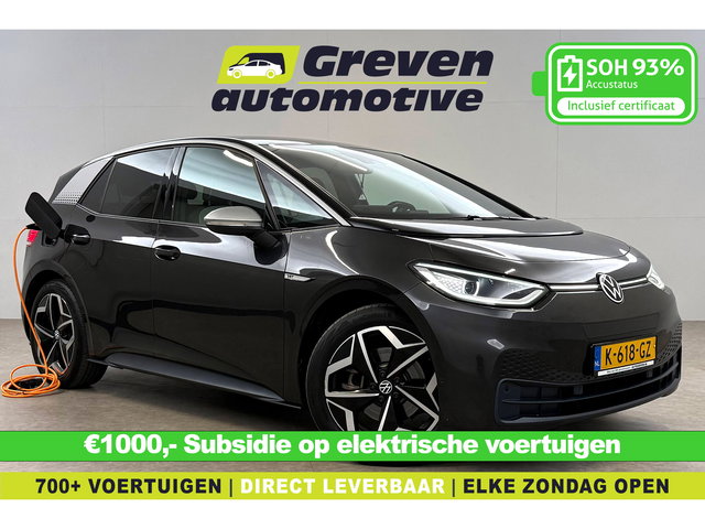 Volkswagen ID.3 - First Plus 58 kWh | Snelladen | SOH 92% | IQ Lights | Sfeer | Camera | Trekhaak | Carplay