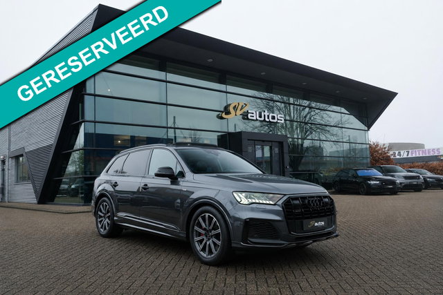 Audi Q7 - 60 TFSIe 455pk Competition Hybrid Panoramadak *BTW* Head-up Trekhaak elektrisch Leder Adaptive cruise DAB Carplay