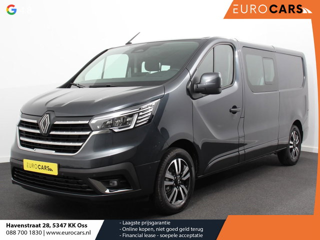 Renault Trafic - 2.0 Blue dC1 150 Automaat L2H1 Extra DubbelCabine Navigatie Apple Carplay/Android Auto Airco Lichtmetalen velgen Betimmering Trekhaak Camera Parkeer sensoren Dab