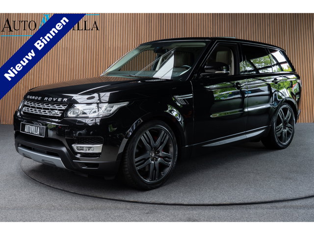 Land Rover Range Rover Sport - 4.4 SDV8 Pano Leer Navi Camera PDC LM velgen Elektr. achterklep Stuurverwarming Elektr. trekhaak Climate Memory seats Stoelverwarming voor & achter LM velgen