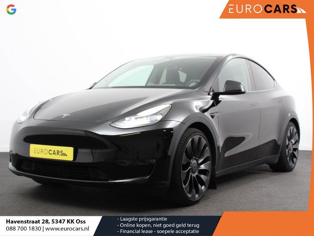 Tesla Model Y - Performance Long Range AWD 75 kWh Climate control Adaptieve cruise control Achteruitrijcamera Panoramadak Keyless Stuurverwarming Stoelverwarming LED Navigatie Parkeersensoren