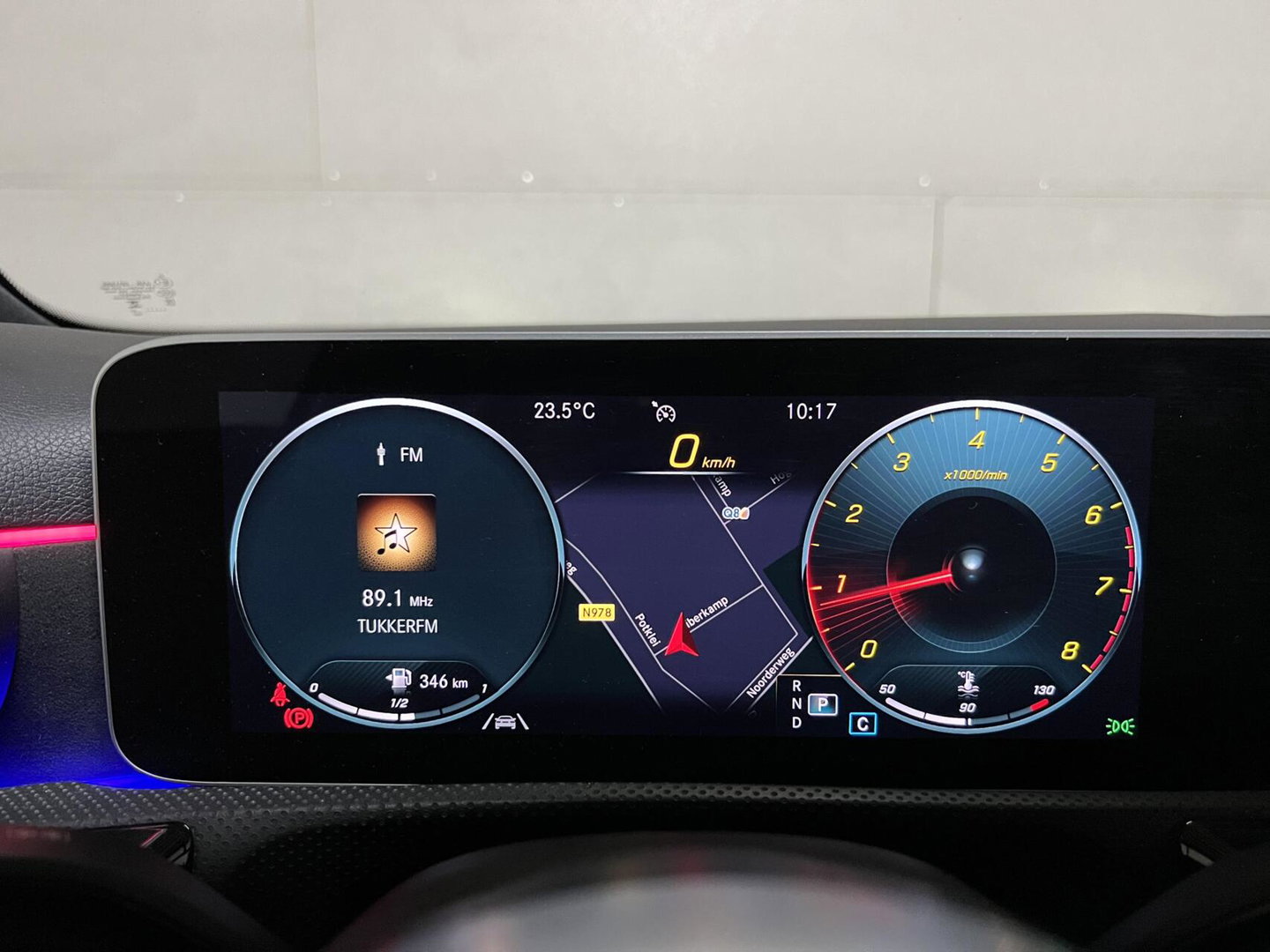 Mercedes-Benz A-Klasse 180 AMG Designo Matgrijs Sfeerverlichting Carplay