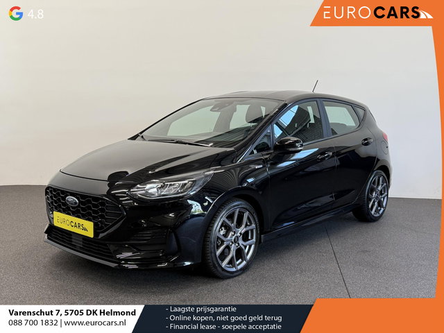 Ford Fiesta - 1.0 EcoBoost Hybrid ST-Line Facelift! Airco ECC Navi Carplay PDC + Camera Achter LM Velgen 17" Full LED Keyless Stoel/Stuurwielverwarming