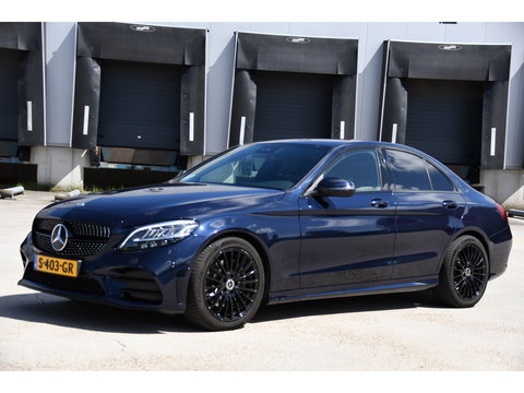 Mercedes-Benz C-Klasse 200 Premium Plus AMG Virtual, Cruise, Carplay, Stoelverwarming, Sfeer, Camera, 184pk, LED, Leder, Uniek!