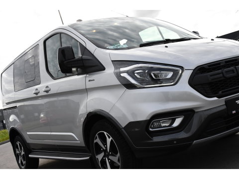 Ford Transit Custom 2.0 TDCI L1H1 Active DC Full Options! Adaptieve Cruise, Camera, Xenon, Carplay, Leder, Automaat, 170pk, Multimedia, Uniek!