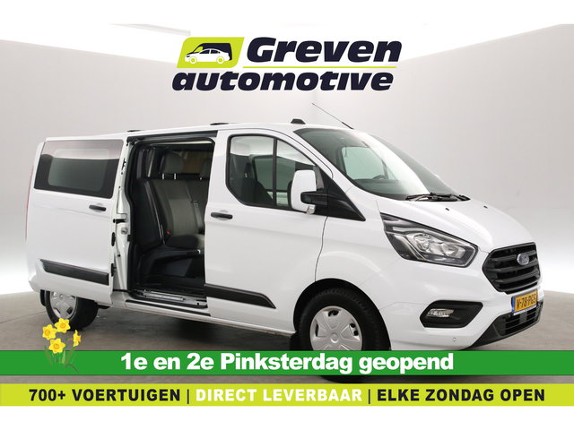 Ford Transit Custom - 2.0 TDCI L2H1 | Dubbele Cabine | 2800kg Trekgew. | Airco | Cruise | Trekhaak | Parkeersens.