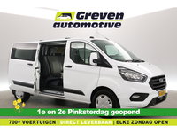 Ford Transit Custom - 2.0 TDCI L2H1 | Dubbele Cabine | 2800kg Trekgew. | Airco | Cruise | Trekhaak | Parkeersens.
