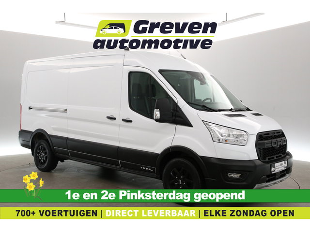 Ford Transit - 350 2.0 TDCI L3H2 170PK Trail | Airco | 2800kg Trekgew. | Trekhaak | Adap. Cruise | Camera | 3 Zits | Parkeersens.