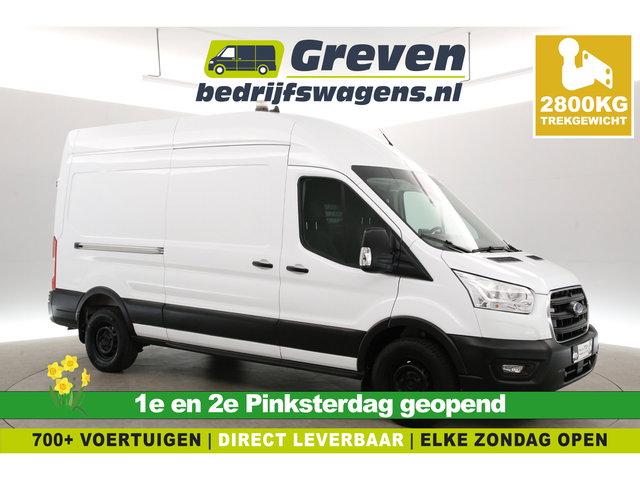 Ford Transit - 2.0 TDCI 170PK L2H2 | 2800kg Trekgew. | Traanplaat | Trekhaak | Airco | Camera | Cruise | Carplay | Parkeersens.