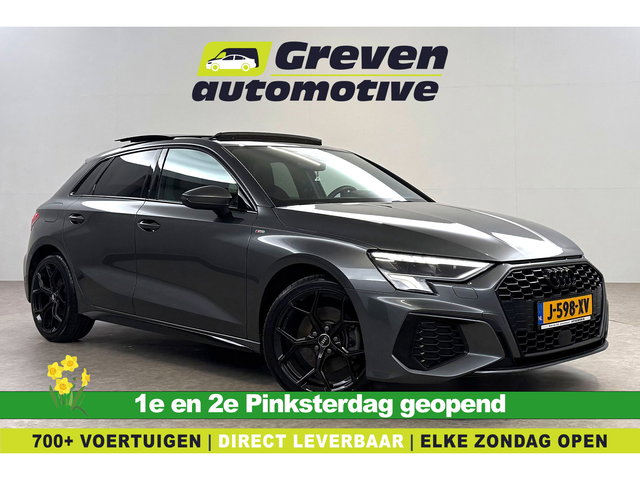 Audi A3 - 30 TFSI S-line Black optic | Pano | Virtual | Carplay | Cruise | Navi | Parkeersens.