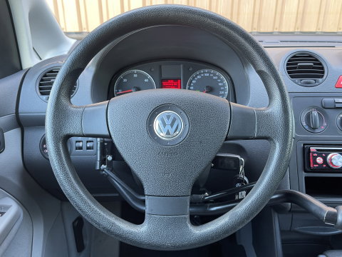 Volkswagen Caddy 1.9 TDI Comfortline 5p. | Uniek | Invalide | Rolstoellift | Handbediening Rem/Gas | 5 Zitplaatsen | DAB | Airconditioning | Origineel Nederlands |