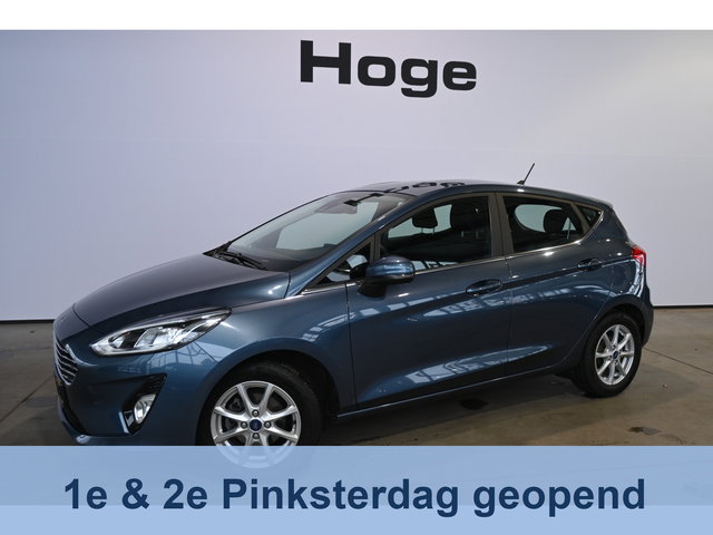 Ford Fiesta - 1.0 EcoBoost Titanium Automaat Clima Navigatie LED Carplay Rijklaarprijs Inruil Mogelijk!