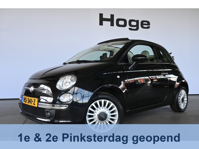 Fiat 500C - 1.2 Lounge Cabrio Airco Navigatie Lichtmetaal Goed Onderhouden! Inruil Mogelijk!