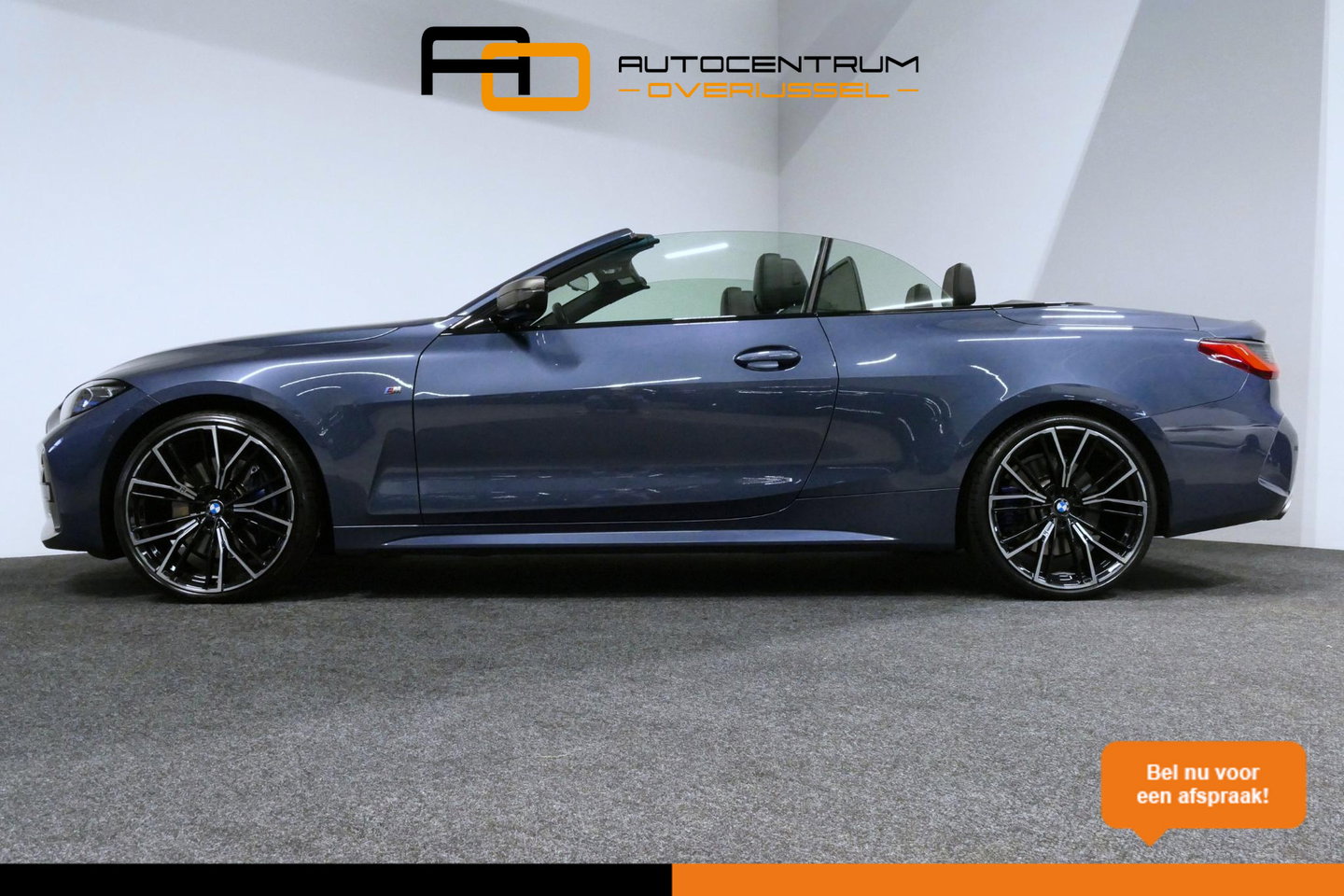 BMW 4 Serie Cabrio M440i xDrive High Executive / Air Collar (nekverwarming / BMW Laserlight / Elektr. verstelbare voorstoelen (links met memory) / Harman Kardon Surround Sound / Stoelverwarming / 20" / Rondomzichtcamera / HUD / Apple Carplay - Android Auto / Adaptief
