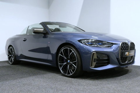 BMW 4 Serie Cabrio M440i xDrive High Executive / Air Collar (nekverwarming / BMW Laserlight / Elektr. verstelbare voorstoelen (links met memory) / Harman Kardon Surround Sound / Stoelverwarming / 20" / Rondomzichtcamera / HUD / Apple Carplay - Android Auto / Adaptief