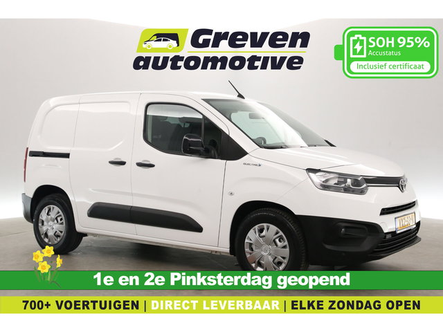 Toyota ProAce - City 50 kWh | Snelladen | SOH 95% | Virtual Cockpit | 3 Zits | Airco | Cruise | Carplay | Parkeersens.