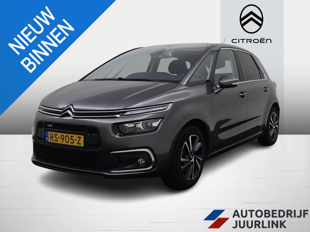 Citroën C4 Picasso - 1.2T 130Pk Automaat Shine Pano/Camera/Trekhaak/ 4S.Banden/El.Klep/Ecc/H.Leder/Comfort.Stoelen/Led