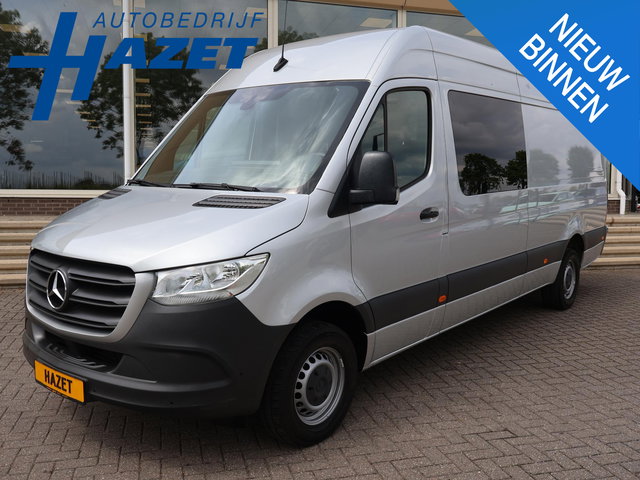 Mercedes-Benz Sprinter - 317 CDI 170 PK AUT. L3H2 DUBBEL CABINE 6-PERS. + NAVIGATIE | CAMERA | CARPLAY | TREKHAAK