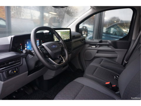 Ford Transit Custom 320L 2.5 PHEV 233PK Dubbel Cabine JWR Edition PRIJS INCL. BPM !! 13" Navi, Adap. Cruise, Camera, 18" LM, Trekhaak!! NR. HYBDCG