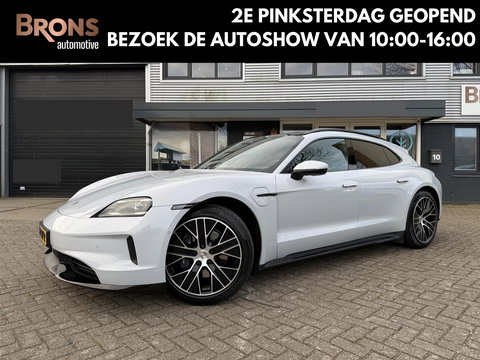 Porsche Taycan Sport Turismo Black Edition 105 kWh Pano l Massage l bijrijders scherm
