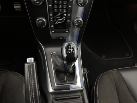 Volvo V40 2.0 D2 R-Design Business (INCL-BTW) *LEATHER-MICROFIBRE | NAVI-FULLMAP | SPORTSEATS | ECC | PDC | CRUISE | 18''ALU*