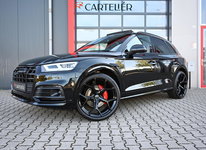 Audi Q5 - 55 TFSI e S-Line Quattro Competition | Luchtvering | Pano | B&O | 22'' | Alcantara | Ambilight+ | Matrix Led | Camera | Head-Up | Electic Seats | Memory | Trekhaak | Blind Spot | ACC | Lane Assist | Virtual Cockpit | Carplay