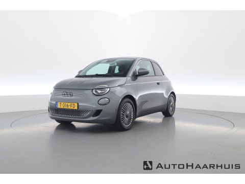 Fiat 500 42 kWh | SOH 95 % | Navi by App | Camera | Apple CarPlay | Stoelverw. | Keyless | Dodehoekdet.