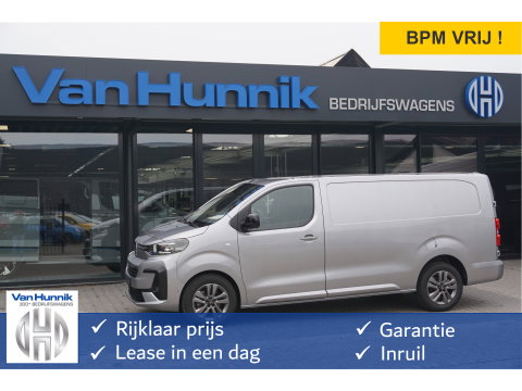 Citroën Jumpy 2.0D 180PK EAT8 Aut L3H1 BPM VRIJ!! LED, Navi, Clima, Adap. Cruise, 17" LM, Betimmering, Trekhaak!! Nr. M01*