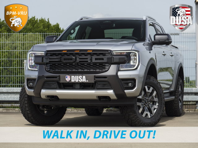 Ford Ranger - 2.3 Double Cab Wildtrak PHEV | Liftkit | Raptor Grille | Mud-Tec Rolcover | Plug-in Hybrid | Iconic Silver Getoonde accessoires zijn verkrijgbaar tegen meerprijs
