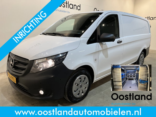 Mercedes-Benz Vito - 114 CDI Lang L2 / Servicebus / Sortimo Inrichting / Euro 6 / Airco / Cruise Control / Camera / Trekhaak / CarPlay / Navigatie