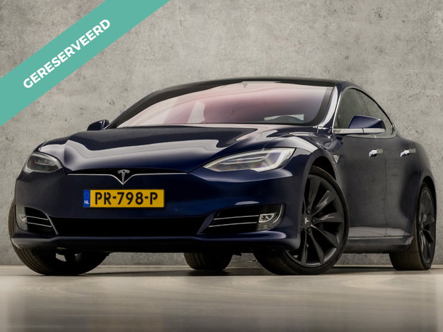 Tesla Model S - 90D Performance Pack 422Pk (PANORAMADAK, AUTOPILOT, LUCHTVERING, ALCANTARA HEMEL, SFEERVERLICHTING, NIEUWSTAAT)